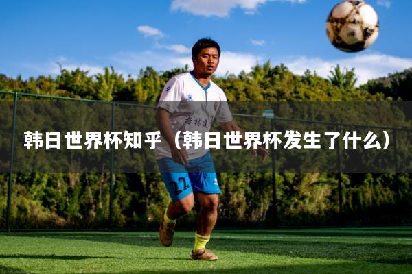 韩日世界杯知乎（韩日世界杯发生了什么）