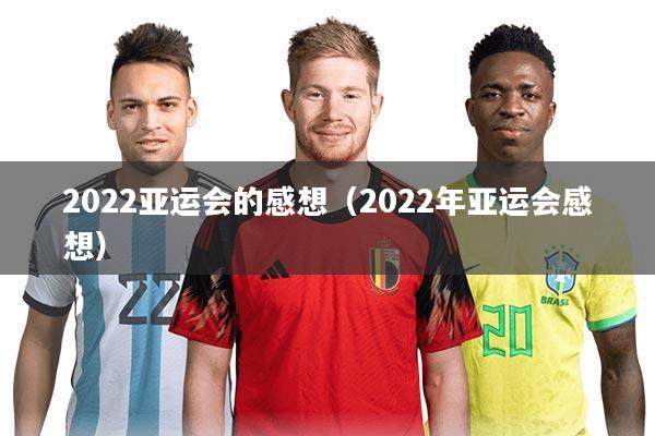 2022亚运会的感想（2022年亚运会感想）