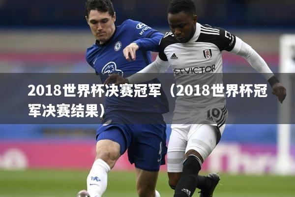 2018世界杯决赛冠军（2018世界杯冠军决赛结果）