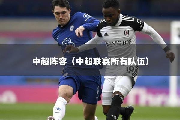 中超阵容（中超联赛所有队伍）